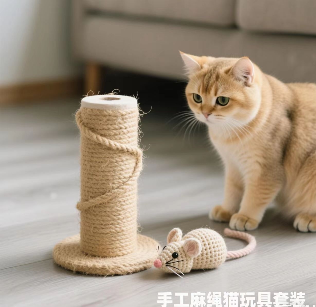 手工猫玩具